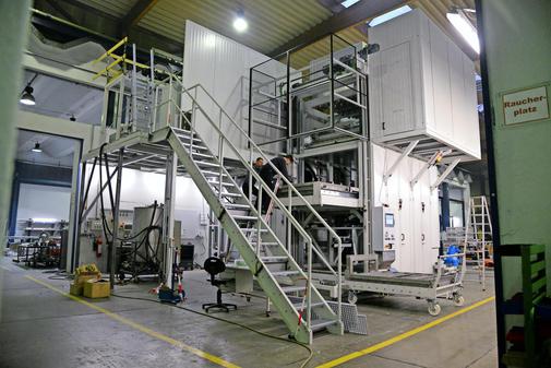 Reinigungsanlage für große Teile
